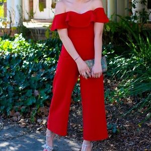 Off the shoulder jumpsuit